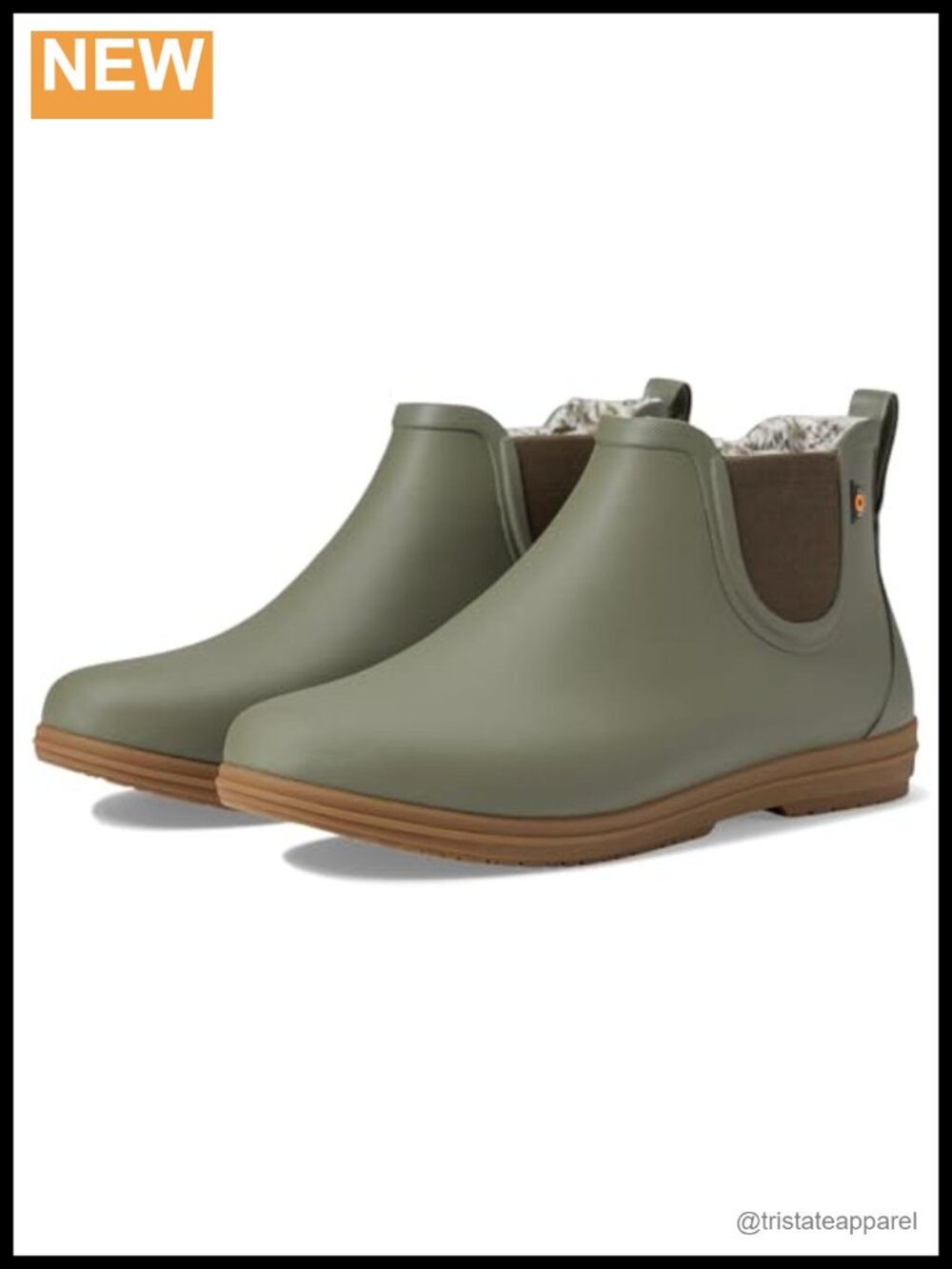 Women's Waterproof Ankle Chelsea Boots with Faux Fur Lining